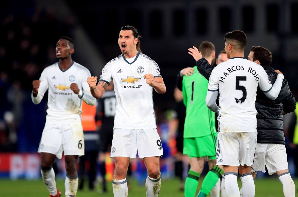 Late Ibrahimovic goal helps United see off Crystal Palace